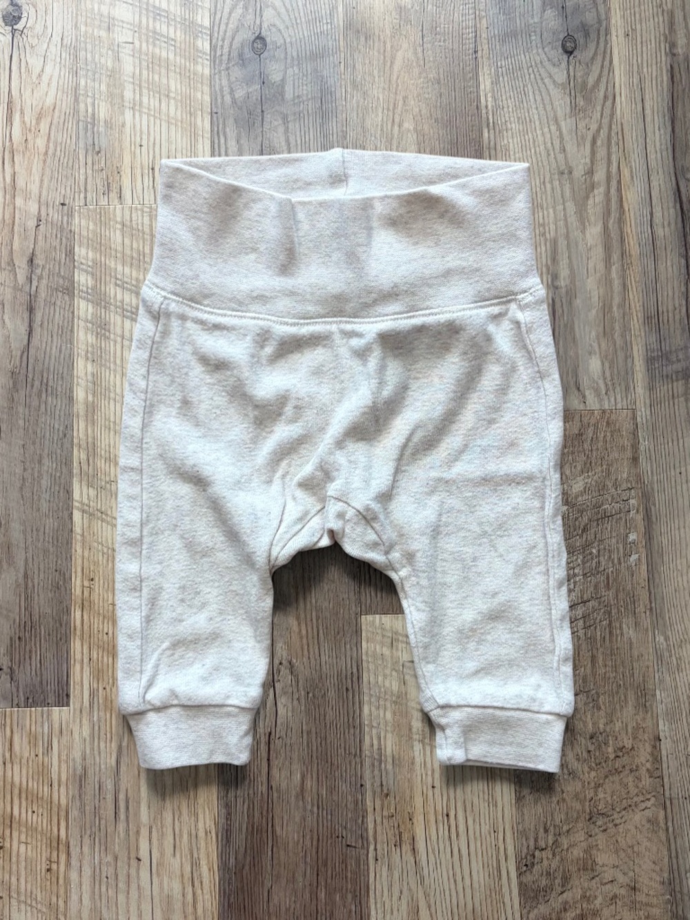 H&M Organic Cotton Pants with Fold Over Waistband